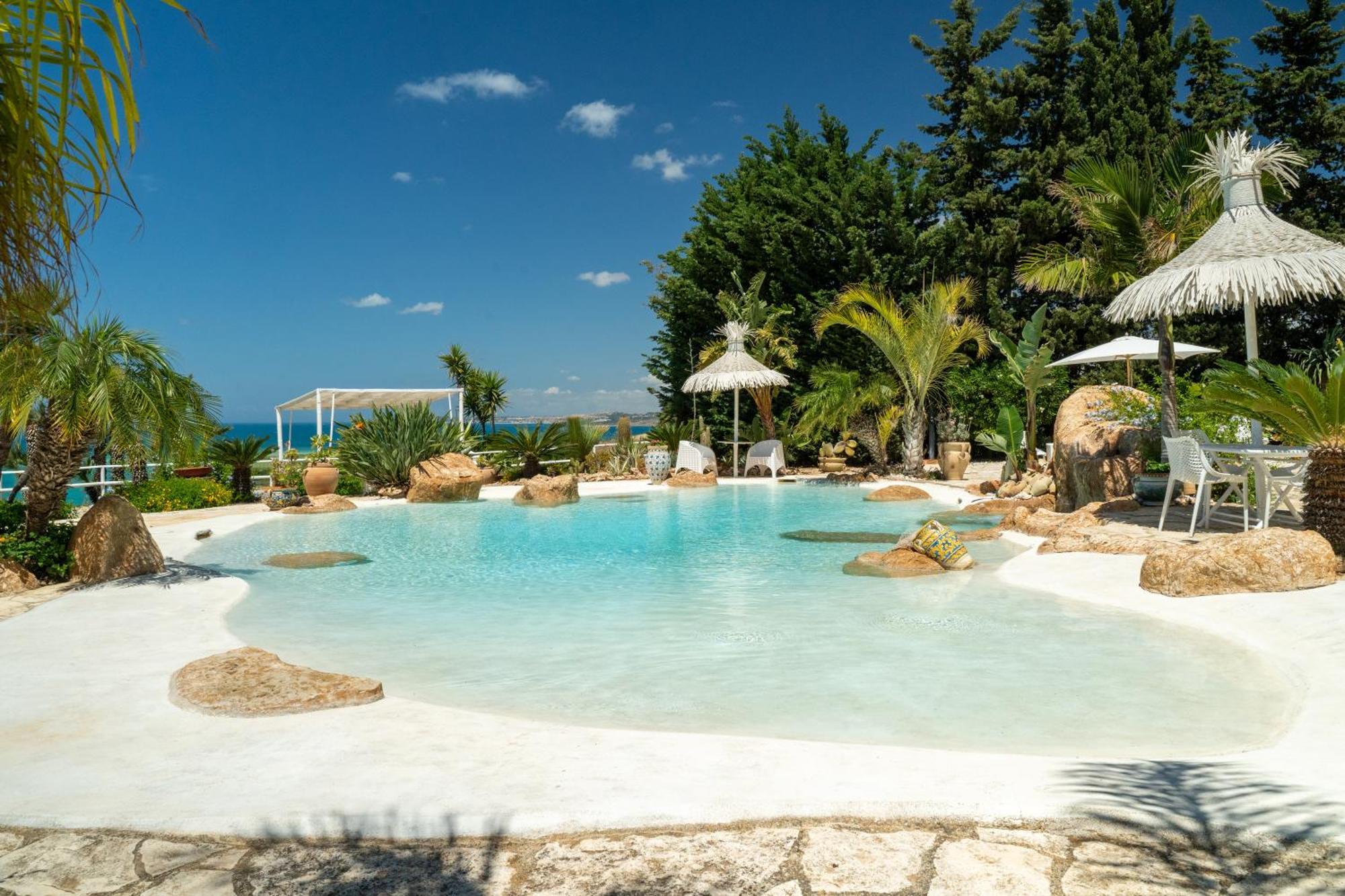 Casa Vacanze Verdemare Con Piscina Ribera Bagian luar foto