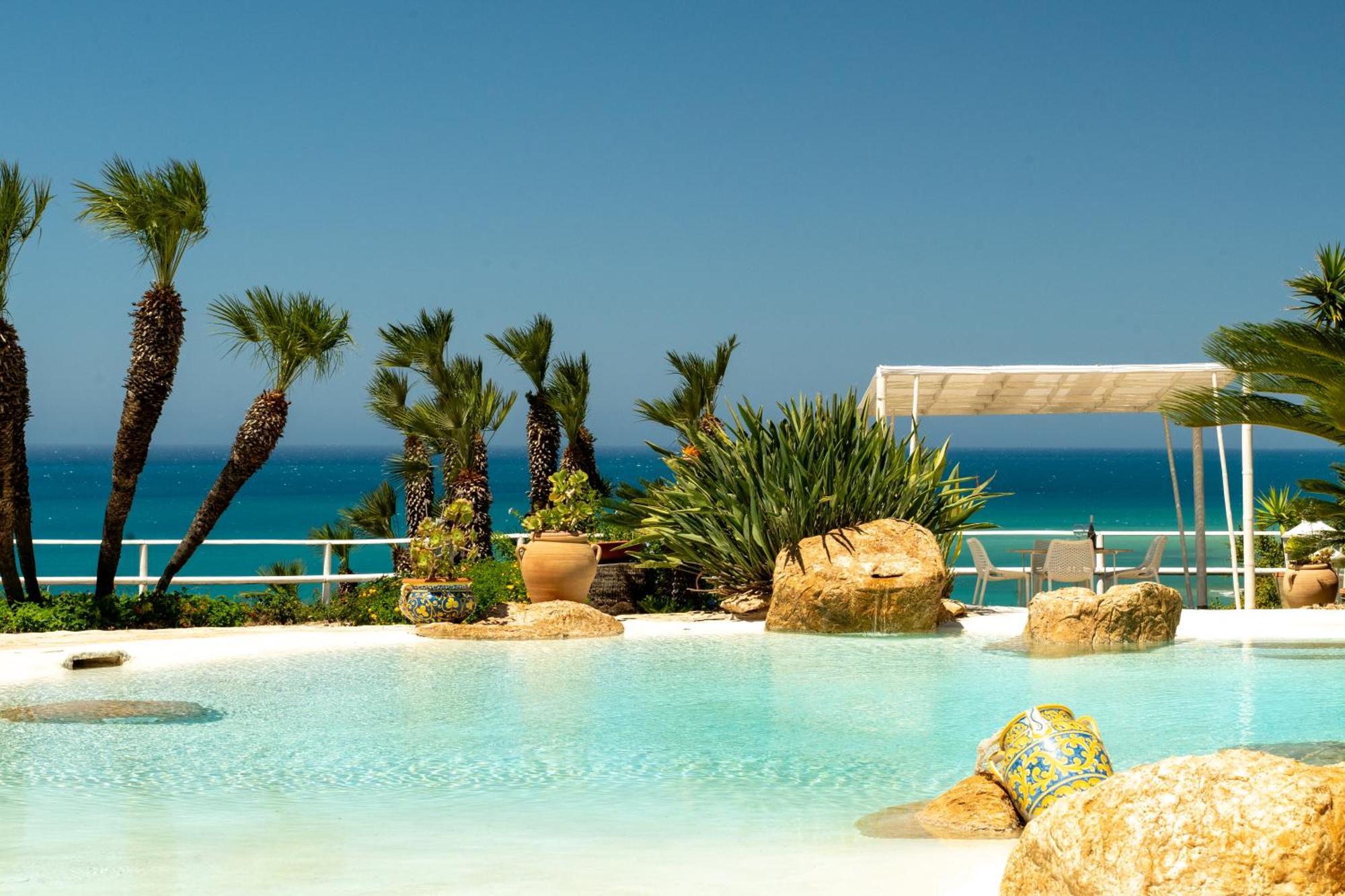 Casa Vacanze Verdemare Con Piscina Ribera Bagian luar foto