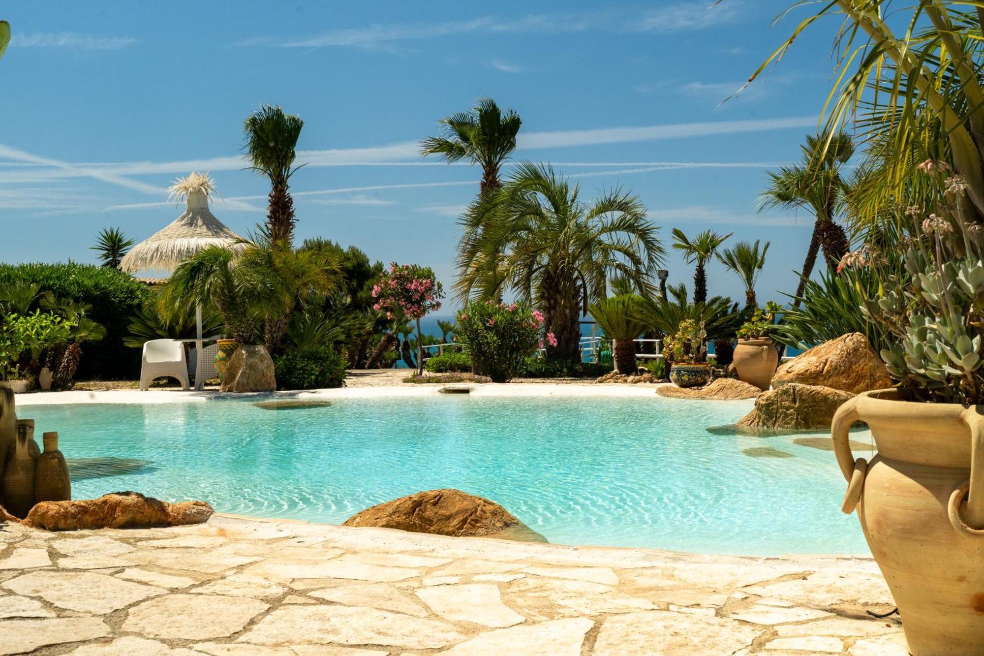 Casa Vacanze Verdemare Con Piscina Ribera Bagian luar foto