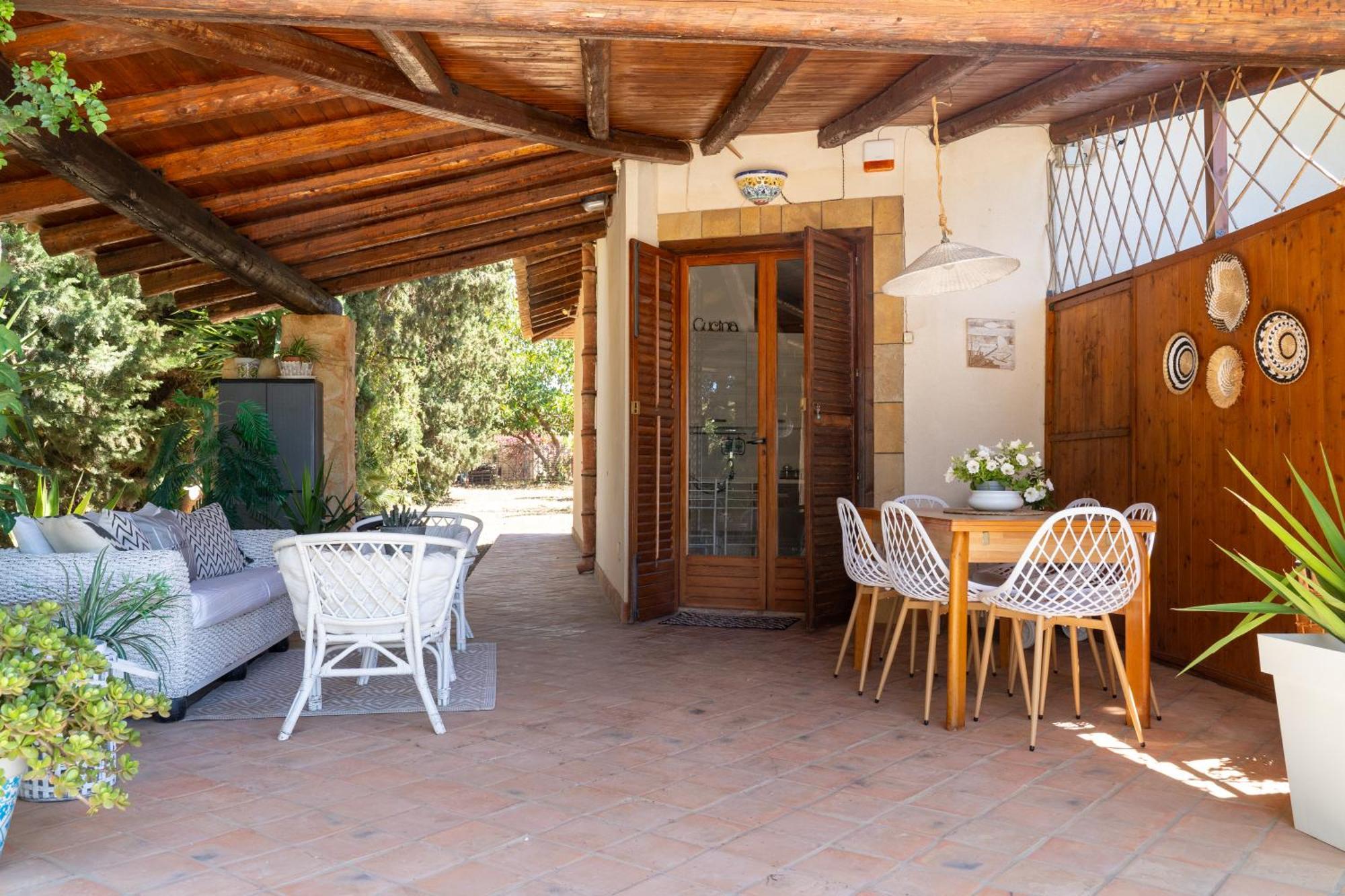 Casa Vacanze Verdemare Con Piscina Ribera Bagian luar foto